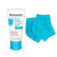 thumbnail image 1 of AmLactin Foot Repair Foot Cream Therapy 3 oz + One Pair Moisturizing Heel Socks, 1 of 5