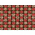 thumbnail image 1 of Ahgly Company Tapis Rectangulaire Lavable en Machine Intérieur Transitionnel Rouge Foncé, 2 Pieds x 3 Pieds, 1 of 7