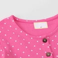 thumbnail image 3 of MIASHUI Robe Fleurie à Manches Longues pour Filles, Robes Décontractées pour Tout-Petits, Rose Vif, 4-5 Ans, 3 of 6