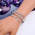 thumbnail image 3 of AMERTEER Wholesale Vintage Punk Bracelets Multilayer Geometry Hollow Open Cuff Bangle, 3 of 6