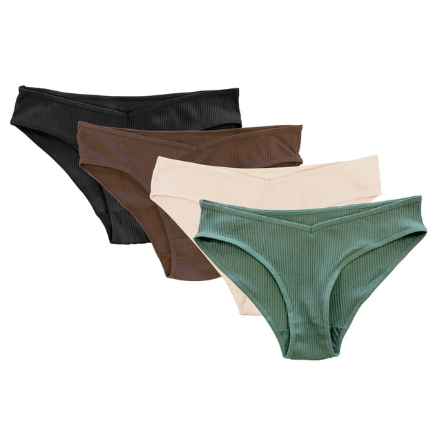 4 Pack Cotton Bikini Style Underwear