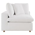 thumbnail image 3 of Modway Commix 5 Piece Down Filled Overstuffed Sectional Sofa Set in Pure White, 3 of 10