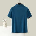 thumbnail image 2 of Zpanxa T-Shirt en Molleton Douillet, Haut Thermique Léger pour Femmes avec Col Rond en Plusieurs Couleurs, 2 of 3