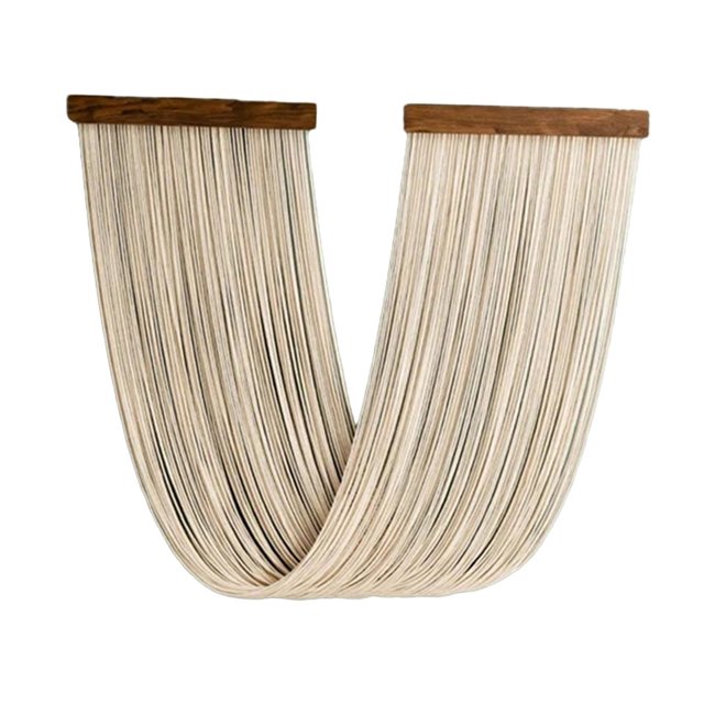 Elodie Wall Hanging Tapestry Easy Mounting Boho Decor Macrame Wall Decor Modern Elegant Beige
