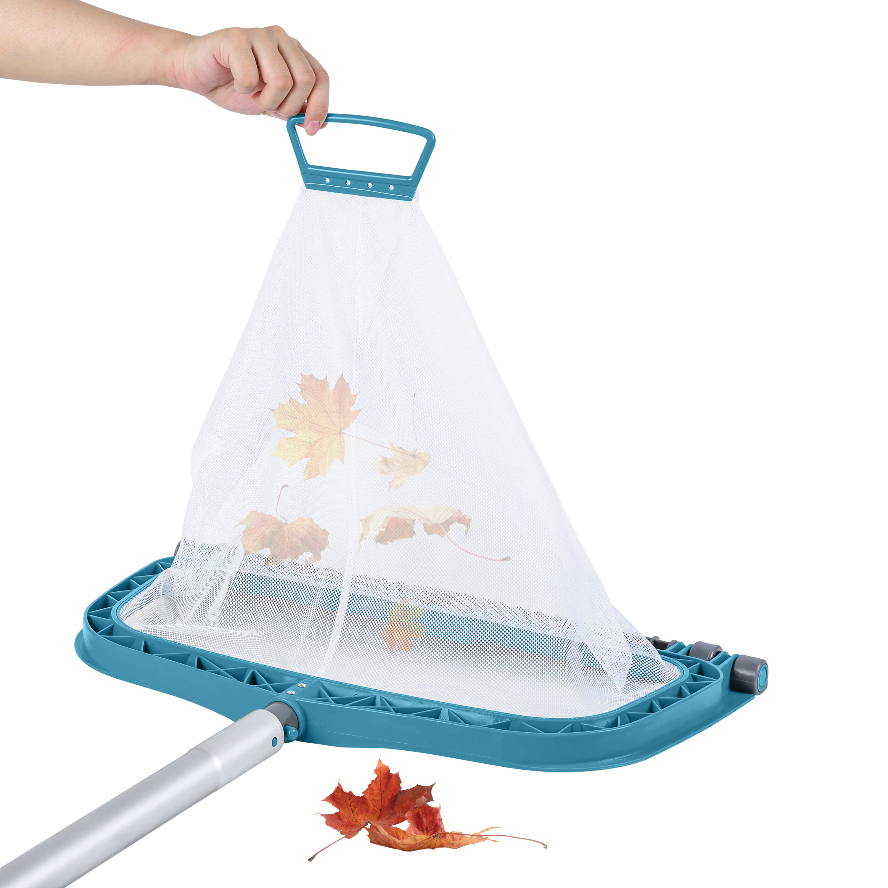 Ramasse'feuilles de piscine renforcé Mainstays sur roues - 55,4 cm x 4,4 cm x 44,5 cm