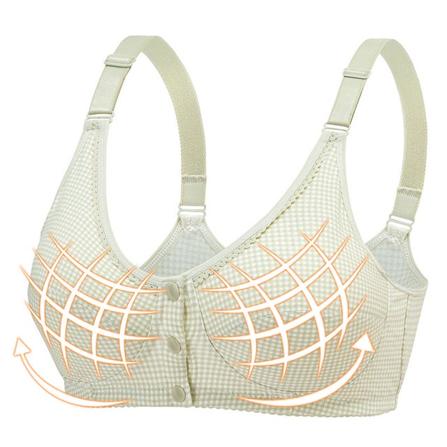 LSLJS Ladies Traceless Comfortable No Steel Ring Breathable Gathering Bra Woman Underwear