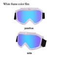 thumbnail image 2 of Zootealy Motorcycle Off-Road Goggles Helmet Outdoor Windproof Sandproof Eye Protection Shield - Model 368 (11 Colors) White Frame Gray Lens, 2 of 6