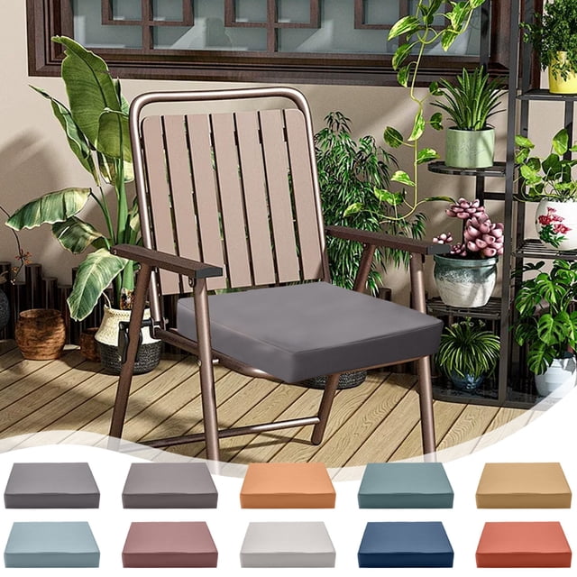 Sentmoon Chair Cushion for Office Chair Cushions for Seating 15.7x15.7 Inches Outdoor Waterproof Technology Fabric Sofa Cushion Solid Color Cushion Sponge Cushion Window Cushion Soft Cushion
