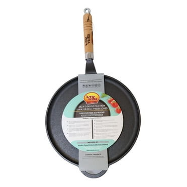 Verka Genuine Cast Iron Tawa/Griddle, Easy to Clean, 28cm