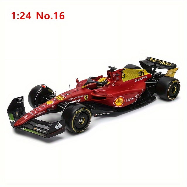 Burago 1:24 2023 F1-75 75th Anniversary #16 And #55 Model Cars Formula Car Static