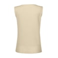 thumbnail image 5 of Timegard Womens Tank Tops Summer Ribbed V Neck Button Sleeveless Slim Basic Tee Casual Going out Tops, 5 of 5