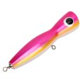 thumbnail image 3 of Big Popper Lure, Reflective Design Wooden Bait 18cm 120g For Bass Tuna GT Trout, 3 of 8