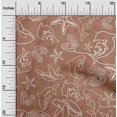 thumbnail image 2 of oneOone Polyester Spandex Brown2 Fabric Sea Sewing Craft Projects Fabric Prints By Yard 56 Inch Wide, 2 of 4