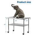 thumbnail image 3 of Yiwa Stainless Steel Prep Table, Adjustable Lower Shelf, for Kitchen, Restaurant, Home, Garage, Hotel, 3 of 6