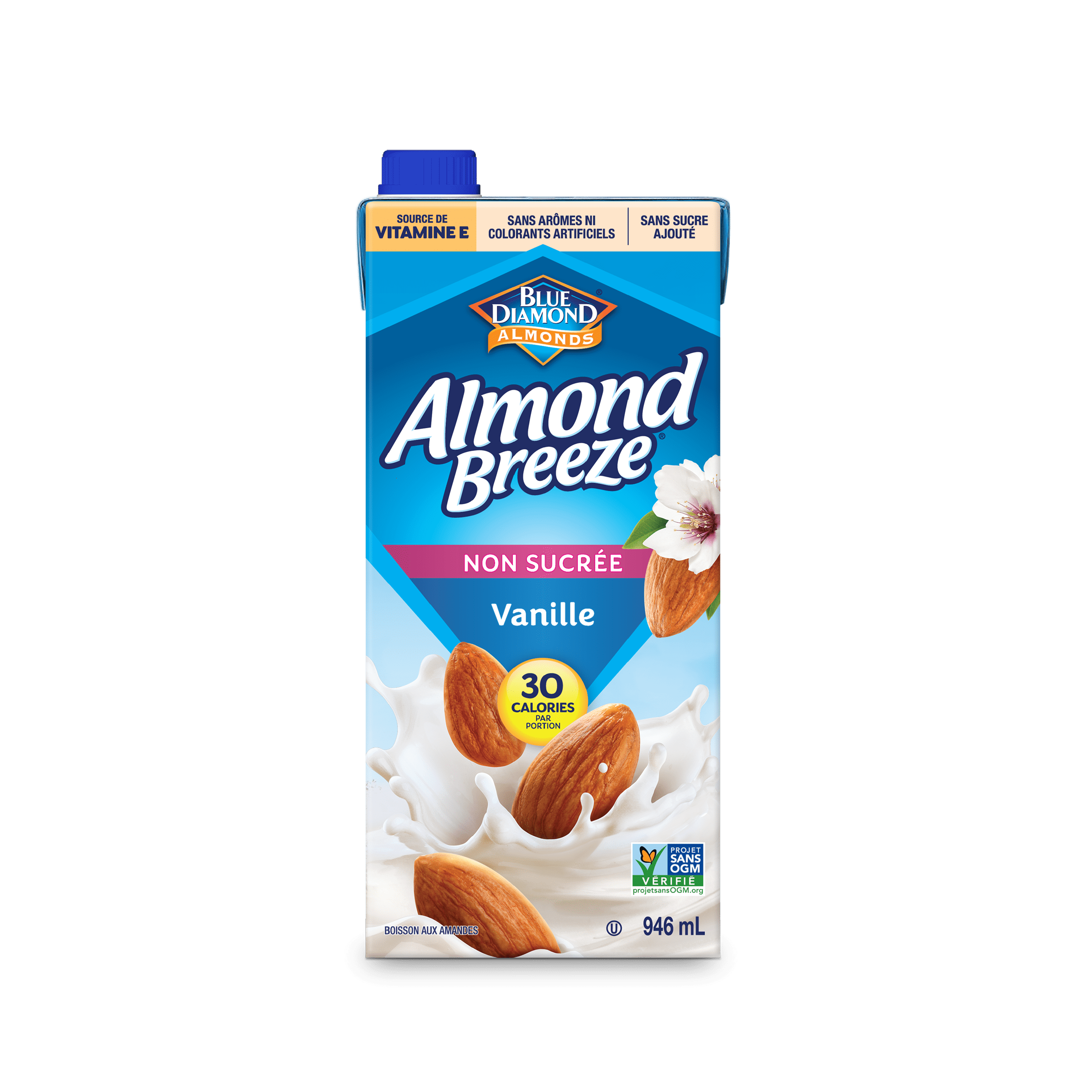 Blue Diamond Almond Breeze Boisson à la Vanille Non Sucrée