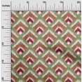 thumbnail image 1 of oneOone Polyester Lycra Fabric Argyle Style Ikat Print Fabric BTY 56 Inch Wide, 1 of 4
