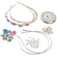 thumbnail image 1 of Bangcool Headband Making Kit Shell Fake Pearl DIY Headband Kit Hair Accessories for Girl, 1 of 7