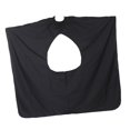 thumbnail image 3 of HILABEE Barber Cape Hair Dye Haircut Cape Polyester Adjustable Neck Closure Hair Styling Black, 3 of 9