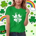 thumbnail image 2 of MKOSPLRT T-Shirts de la Saint-Patrick pour Enfants 3-15 Ans Manches Courtes Coupe Ample T-Shirts Col Rond T-Shirts Graphiques Légers Hauts de Sortie, 2 of 6