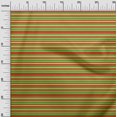 thumbnail image 2 of oneOone Georgette Viscose Lime Fabric Stripes Sewing Craft Projects Fabric Prints By Yard 42 Inch Wide, 2 of 4