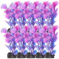 thumbnail image 4 of CUITING 20 Pcs Ornament Plant Faux Plants Turtle Tank Aquatic Anti-real, 4 of 6
