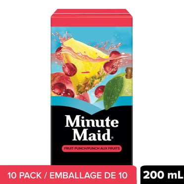 Minute Maid Fruit Punch , 200 mL, pack of 10