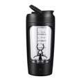thumbnail image 1 of Bouteille Shaker Électrique pour Milkshakes, Lait, Mise en Forme, Noir, 1 of 8
