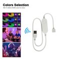 thumbnail image 2 of facefd RGB LED Light Strip Controller Mobile Phone Remote Bedroom Wall Bar Movie Lamp Dimmer Switch Lighting Accessories RGBCCT USB, 2 of 7
