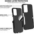 thumbnail image 2 of HAHDAXIA for Samsung Galaxy A03s Phone Case, Shockproof Protective with Dual Layer, Drop Proof Case with Rugged Military Grade Protection, Heavy Duty Mobile Phone Cover (Black), 2 of 7