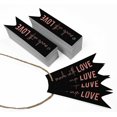 thumbnail image 3 of Inkdotpot Pack Of 50 Made With Love Text Favor Paper Tags Craft Real Rose Gold Foil Hang Tags, 3 of 6