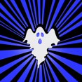 thumbnail image 1 of Décor lumineux d'Halloween avec ghost Radiant Shadows à batterie (bleu), 1 of 6