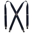 thumbnail image 1 of CTM®  Elastic Anti Slip Pin Clip Suspenders with Leather Drop Tabs (Men's), 1 of 1