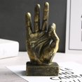 thumbnail image 2 of Gesture Finger Model Home Decoration Bar Model Room Desktop Decoration Resin Gift Luxury, 2 of 2