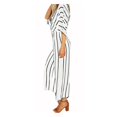 thumbnail image 3 of Pantalons Larges à Manches Courtes Femme Romper Jumpsuit, 3 of 5