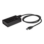 StarTech.com 4 Port USB Hub - USB A to 1 x USB C and 3 x USB A - Mountable - Industrial - Powered USB Hub - USB Port Expander - USB 3.0 Hub