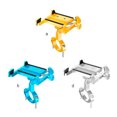 thumbnail image 3 of facefd Alloy Mountain Cycle Phone Holder Portable Front Handlebar Universal Rubber Coating Telescopic Anti- for slip Fix Bracket Biking Rack Gold Silver, 3 of 6
