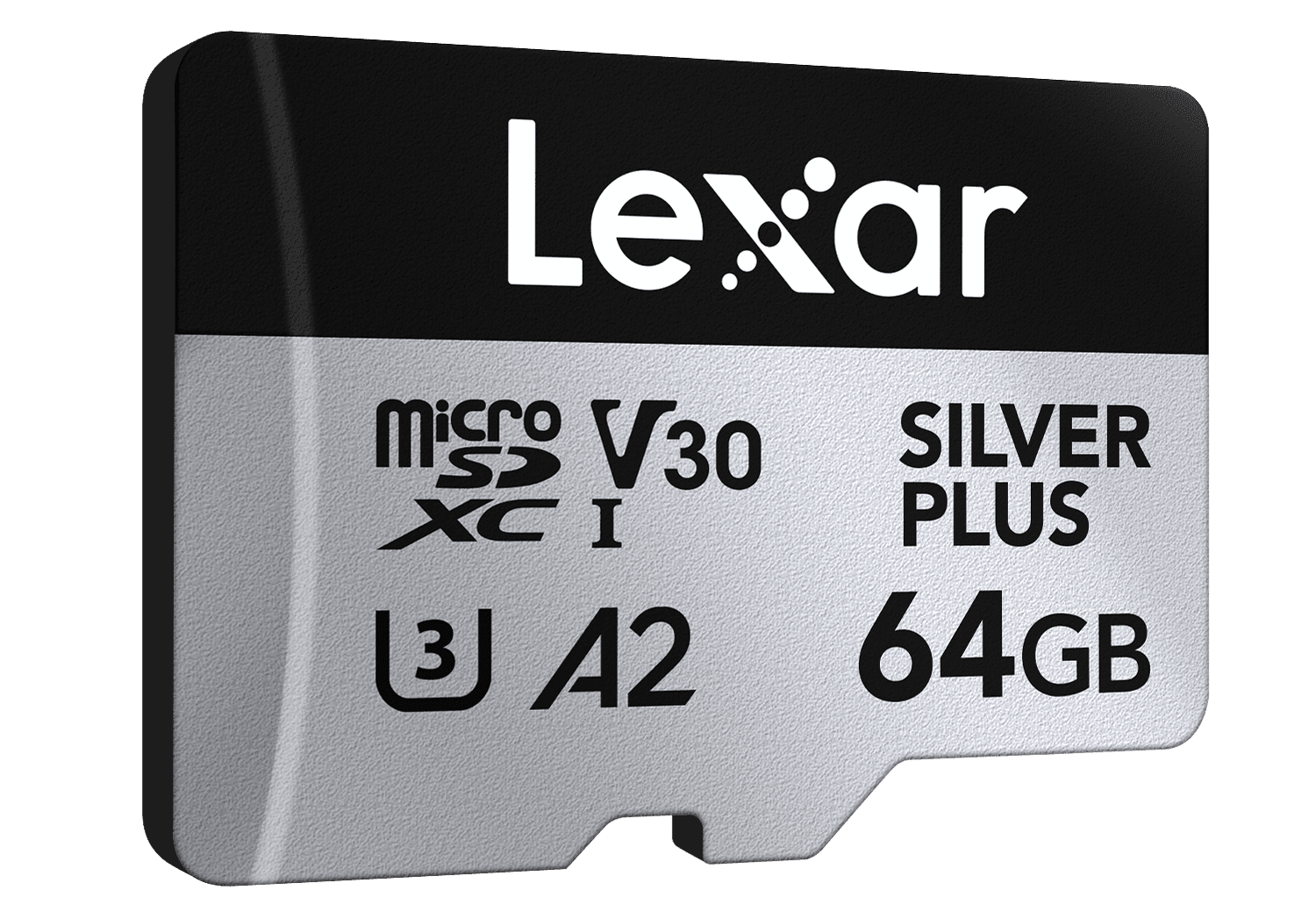 Carte Lexar Professional 64 GO SILVER PLUS microSDXC™ UHS-I