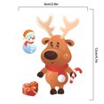 thumbnail image 4 of Christmas Static Sticker Fridge Window PVC Decal Home Office Shop Self-adhesive Decoration, Animal, 4 of 8
