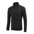 thumbnail image 2 of INSPIRE CHIC Men's Pullover Turtle Neck Long Sleeves Stretchy Slim Fit Tops, 2 of 7