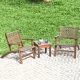 thumbnail image 4 of Costway 3PCS  Patio Rattan Furniture Set  Coffee Table, 4 of 10
