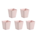 thumbnail image 2 of XYAIYT 5pc Hanging Basket and Organizer Set Hanging Storage Trolley with Small Pen and Bucket Holders Utility Rolling Cart Rack for Kitchen Office Accessories and Snack Storage, 2 of 6