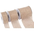 thumbnail image 2 of Joycrosso Burlap Wired Edge Ribbon 2.5 inch x 10 Yards, Natural, Ideal for Crafting, Gift Wrapping, Wreath, Christmas Tree, and Rustic Wedding Decorations, 2 of 4
