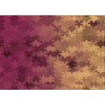thumbnail image 1 of Ahgly Company Machine Washable Indoor Rectangle Transitional Orange Area Rugs, 5' x 7', 1 of 7