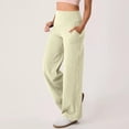 thumbnail image 2 of cfhntfmh Joggers pour Femmes à Cordon Taille Haute Extensibles Bas Resserré Pantalons avec Poches pour Entraînement Course, 2 of 7