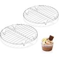 thumbnail image 1 of HaWare Grille Ronde de Refroidissement, Grille en Acier Inoxydable pour Cuisson à la Vapeur, Rôtissage, Cuisson, Ensemble de 2, Multi-Usage pour Friteuse à Air Chaud, Autocuiseur, Marmite, Moule à Gâteau Rond, Four et Lave-Vaisselle (7,5 Pouces), 1 of 7