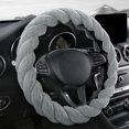 thumbnail image 1 of TIMIFIS Steering Wheel Covers Car Steering Wheel Cover with Soft Warm Non-Slip Car Decoration Car Wheel Protector Universal Fits 14-15 Inches Car Accessories, 1 of 7