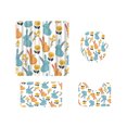 thumbnail image 1 of Crochets de Rideau de Douche, Ensemble de Rideau de Douche Lapin de Pâques 4 Pcs, Ensemble de Rideau de Douche 4 Pcs avec 12 Crochets, Rideau de Séparation de Salle de Bain en Polyester Imperméable, Tapis de Toilette, Rideaux de Douche pour Salle de Bain, 1 of 7