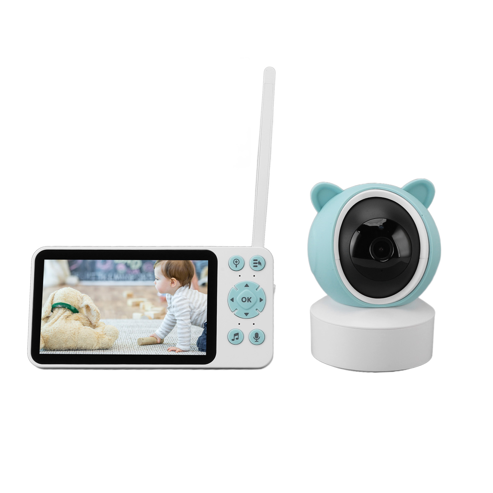 Babyphone, Bidirectionnel Vidéo Babyphone pour Animaux de Compagnie