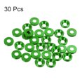 thumbnail image 3 of Unique Bargains Lot de 30 Rondelles à Encastrer M3 en Alliage d'Aluminium Anodisé pour Finition, Vert, 3 of 4