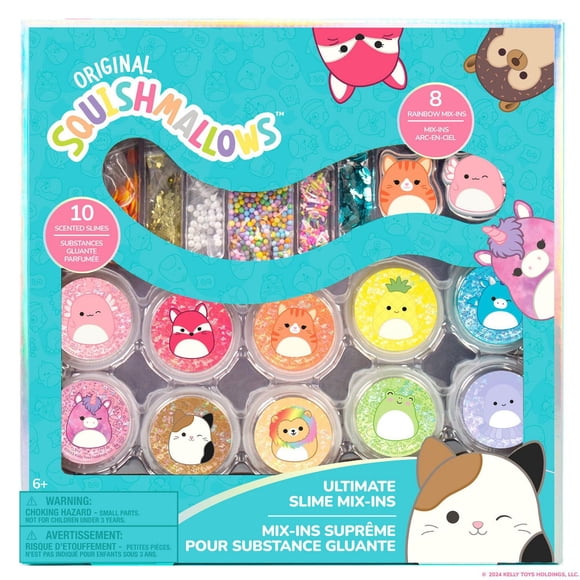 Original Squishmallows™ Ultimate Slime Mix'Ins, 10-Pack